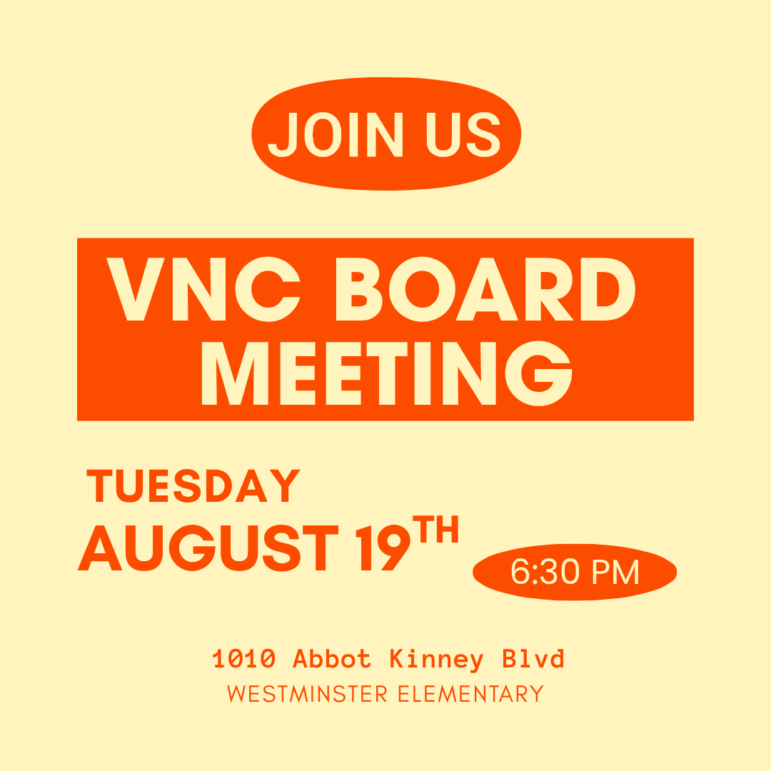 VNC August Board Meeting