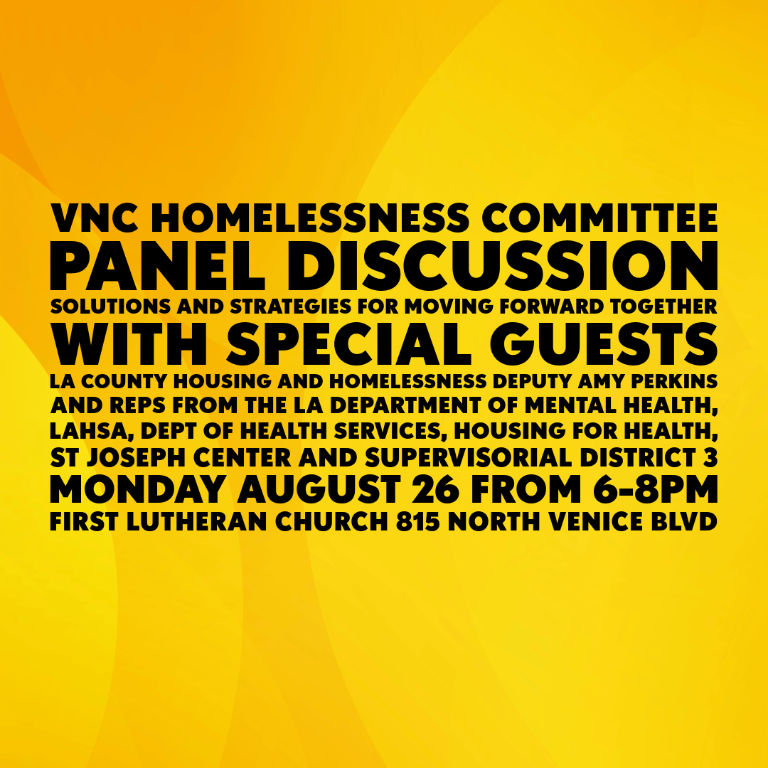 Homelessness Committee Special Panel