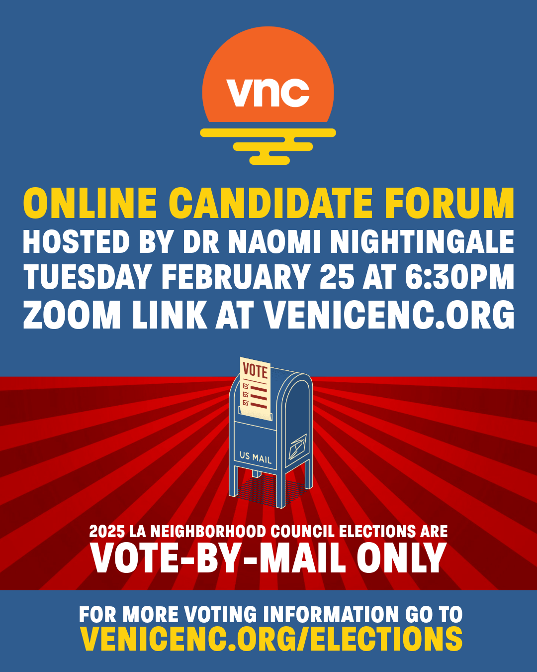 VNC CANDIDATE FORUM